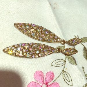 Multicolor crystal earrings